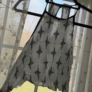 Black and White Tank